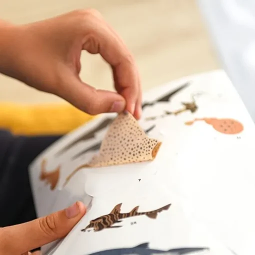 Educatieve Xxl Poster + 45 Stickers Sharks | 6-12 Jaar