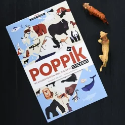 Educatieve Xxl Poster + 42 Stickers Animals Of The World | 5-12 Jaar