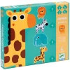 Eerste legpuzzels Primo Puzzle Dans la Jungle - 3,4,5 en 6 stukjes