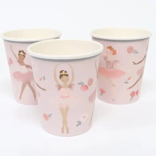 Feestbekers Ballet Cups - set van 8