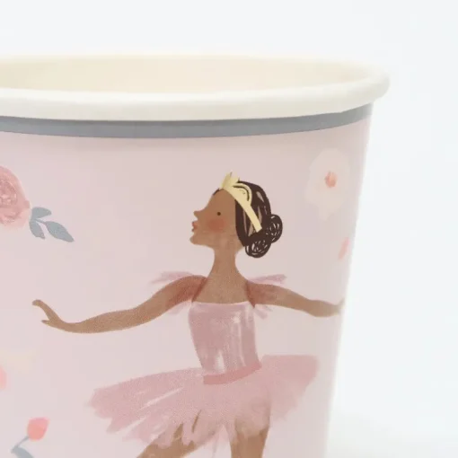 Feestbekers Ballet Cups - set van 8