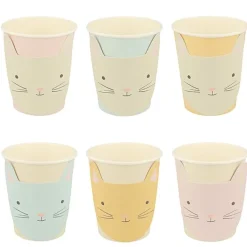 Feestbekers Cat Cups - set van 8