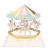 Feestkaart - Carousel Stand-Up Card