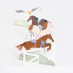 Feestkaart Concertina Horse Card