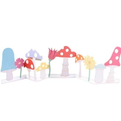 Feestkaart Mushroom Concertina Card