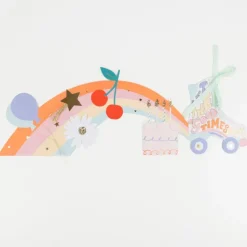 Feestkaart Roller Skate Concertina Card