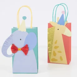 Feestzakje Animal Parade Party Bags - set van 8