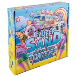 Fluffy Sand Ice Cream Shop - 4 kleuren speelzand en accessoires