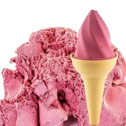 Fluffy Sand Ice Cream Shop - 4 kleuren speelzand en accessoires