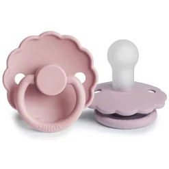 Frigg Daisy Bloom Fopspenen Siliconen Baby Pink/Soft Lilac - Set Van 2