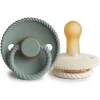 Frigg Rope Fopspenen Latex Cream/Sage - Set Van 2