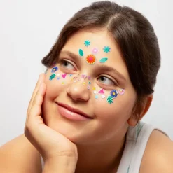 Gezichtstickers - Face Stickers Flower