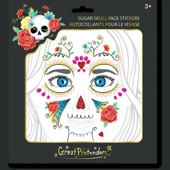 Gezichtstickers - Sugar Skull Face Stickers