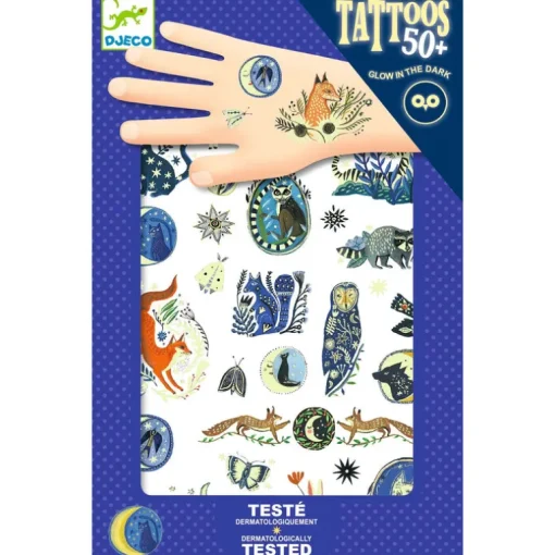 Glow-in-the-dark Kleeftatoos - Reflets de nuit