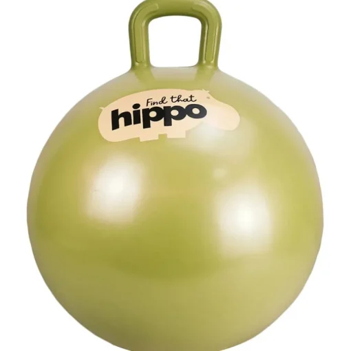 Gouden springbal met pomp