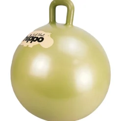 Gouden springbal met pomp