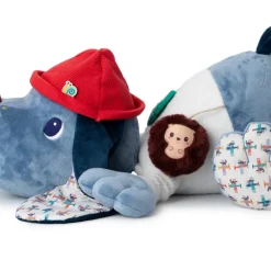 Grote activiteitenknuffel Jules grote ontdekkingshond - 55 cm