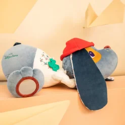 Grote activiteitenknuffel Jules grote ontdekkingshond - 55 cm