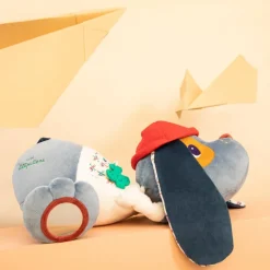 Grote activiteitenknuffel Jules grote ontdekkingshond - 55 cm