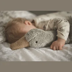 Grote Grijze Gans Knuffel Met Warmtekussen | 80 Cm