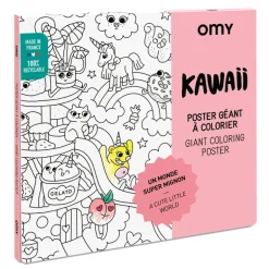 Grote kleurposter Giant Coloring Poster - Kawaïï