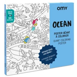 Grote kleurposter Giant Coloring Poster - Ocean