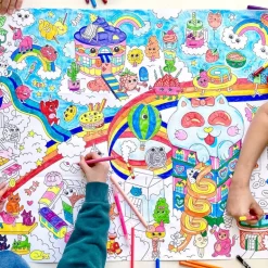 Grote kleurposter Giant Coloring Poster - Kawaïï