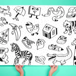 Grote kleurposter Giant Coloring Poster - My First Art Poster