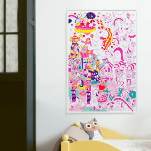 Grote kleurposter Giant Coloring Poster - Lily