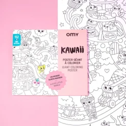 Grote kleurposter Giant Coloring Poster - Kawaïï