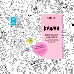 Grote kleurposter Giant Coloring Poster - Kawaïï
