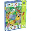 Grote overservatiepuzzel 1 tot 10 Jungle - 54 stukjes