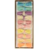 Haarspeldjes pastel velvet mini bow clips - set van 10