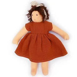 Handgemaakte Pop Anziehpuppe Bente | 38 cm