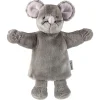 Handpop En Knuffeltje Muis - 34 cm