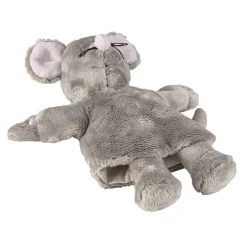 Handpop En Knuffeltje Muis - 34 cm
