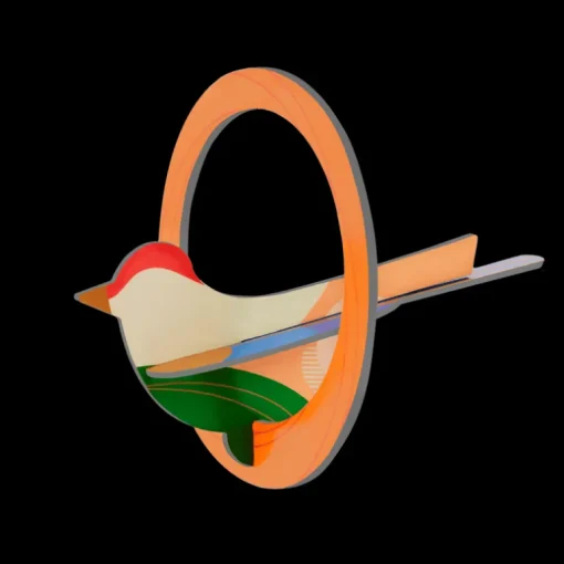 Hangende decoratie Lucky Charm - Robin - Festive Collection