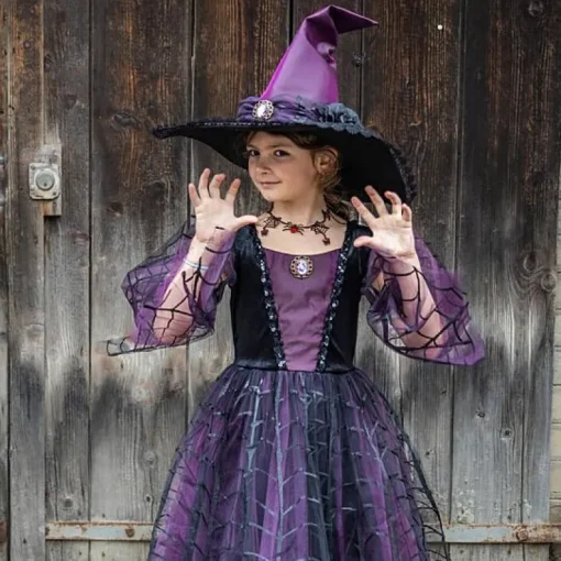 Heksenhoed - Amethyst the Spider Witch Hat