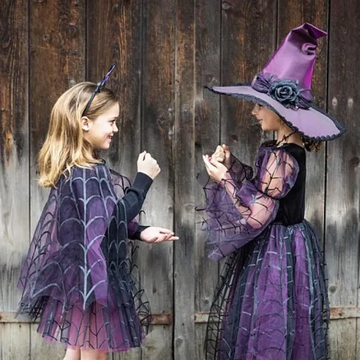 Heksenhoed - Amethyst the Spider Witch Hat