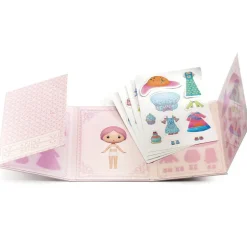 Herbruikbare stickerboekje Tinyly Miss Lilypink - 40 stickers