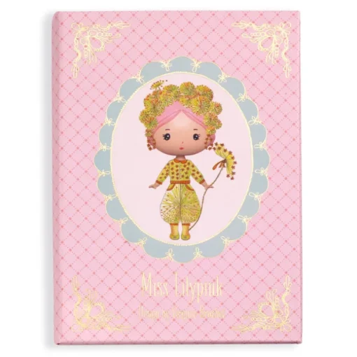 Herbruikbare stickerboekje Tinyly Miss Lilypink - 40 stickers