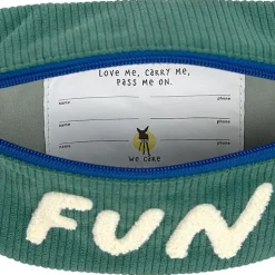 Heuptasje Mini Bum Bag Cord Little Gang Fun Ocean Green