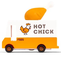 Hot Chick Van (F505) 8,4X4,1X6,5Cm, Wooden Diecast, In Giftbox,