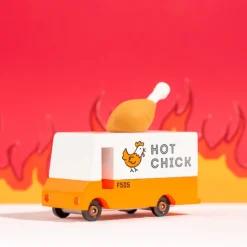 Hot Chick Van (F505) 8,4X4,1X6,5Cm, Wooden Diecast, In Giftbox,