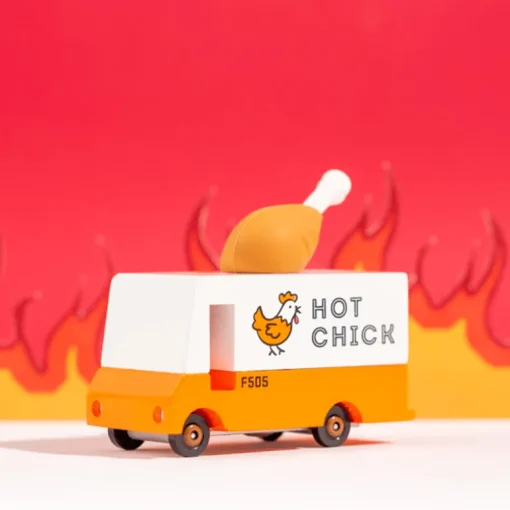 Hot Chick Van (F505) 8,4X4,1X6,5Cm, Wooden Diecast, In Giftbox,