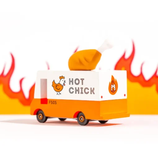 Hot Chick Van (F505) 8,4X4,1X6,5Cm, Wooden Diecast, In Giftbox,