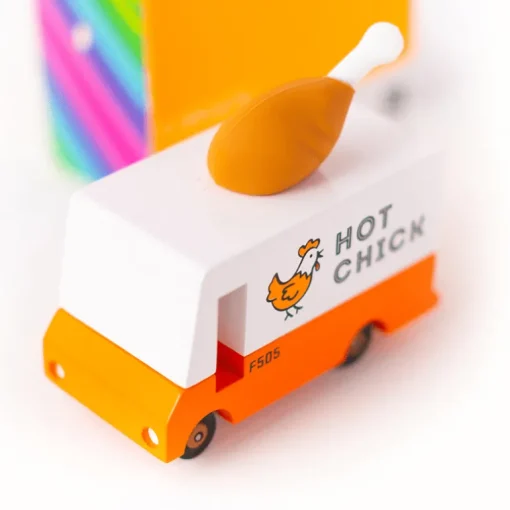 Hot Chick Van (F505) 8,4X4,1X6,5Cm, Wooden Diecast, In Giftbox,