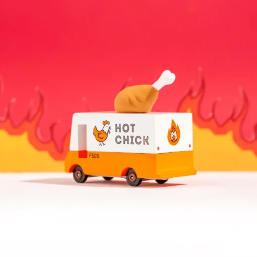 Hot Chick Van (F505) 8,4X4,1X6,5Cm, Wooden Diecast, In Giftbox,