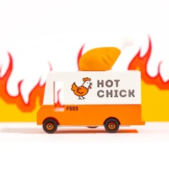 Hot Chick Van (F505) 8,4X4,1X6,5Cm, Wooden Diecast, In Giftbox,
