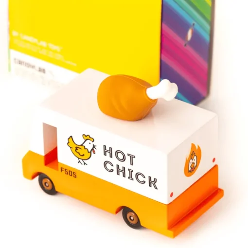 Hot Chick Van (F505) 8,4X4,1X6,5Cm, Wooden Diecast, In Giftbox,
